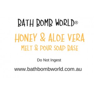 Bath Bomb World® Honey Aloe Vera Melt and Pour Soap Base